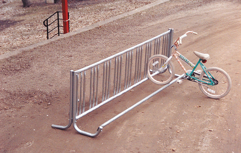 single sided bike rack