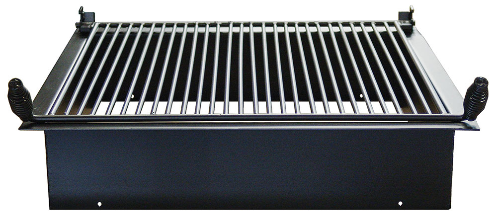 28 Square Fire Pit Removable Flip Grate Fire Rings Metro